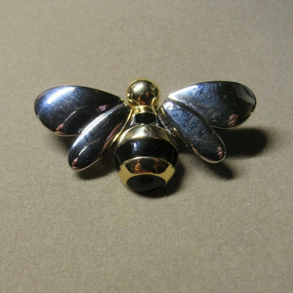 Lauren Conrad Bumble Bee Brooch Pin Signed LC